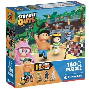 PUZZLE 180 PIEZAS SQUARE BOX STUMBLE GUYS - 1