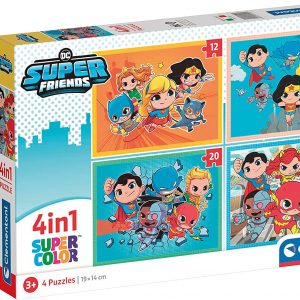 PUZZLE 4 EN 1 DC SUPERFRIENDS