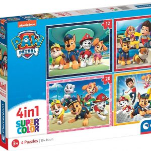 PUZZLE 4 EN 1 PAW PATROL