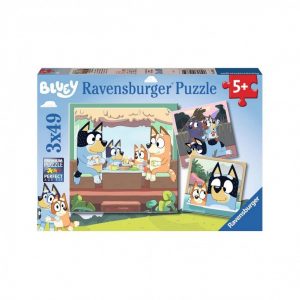 PUZZLE BLUEY 3 X 49 PIEZAS