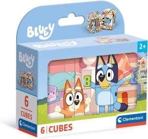 PUZZLE CUBOS BLUEY 6 PIEZAS