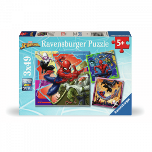 PUZZLE MARVEL SPIDER-MAN 3 X 49 PIEZAS