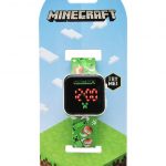 RELOJ LED MINECRAFT