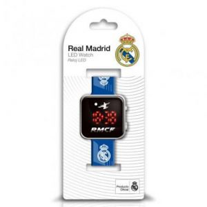 RELOJ LED REAL MADRID AZUL