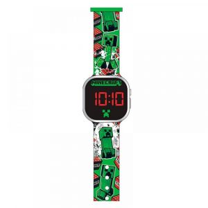 RELOJ LED MINECRAFT CREEPER