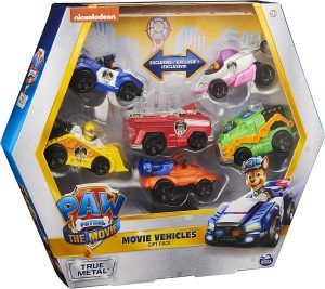 SET DE VEHICULOS METAL PAW PATROL THE MOVIE