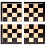 TABLERO AJEDREZ DIVISIBLE / IMANTADO NEGRO PRO SERIES 40X40