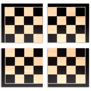 TABLERO AJEDREZ DIVISIBLE / IMANTADO NEGRO PRO SERIES 40X40
