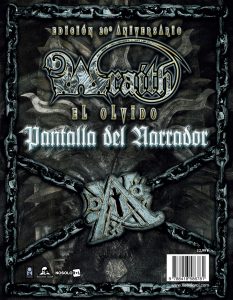 WRAITH W20: EL OLVIDO 20º ANIVERSARIO - PANTALLA DEL NARRADOR