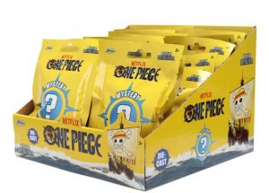 DISPLAY 24 SOBRES FIGURAS DE METAL ONE PIECE 4 CM  SURTIDO