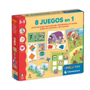 EDUCATION CLEMENTONI - 8 JUEGOS EN 1