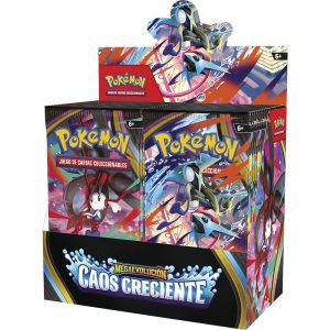 (PREPEDIDO) POKEMON TCG - DISPLAY 36 SOBRES EXPANSION MEGAEVOLUCION CAOS CRECIENTE MAYO